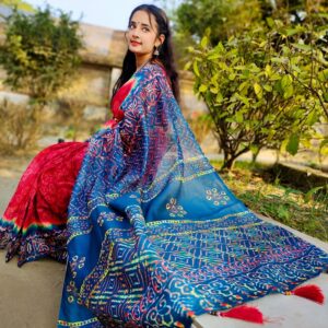 Digital Print Sharee with Blouse Piece