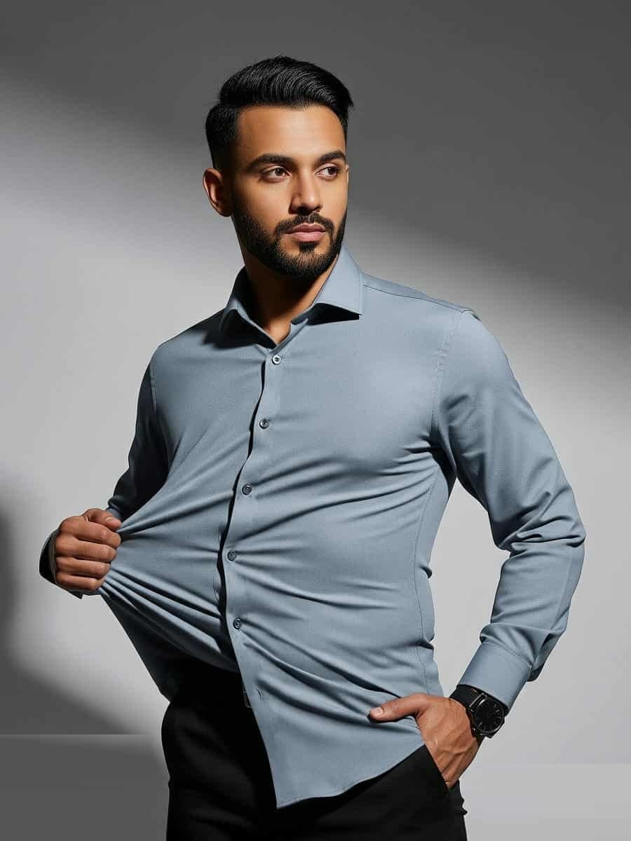 China Stitch Formal Shirt - Image 8