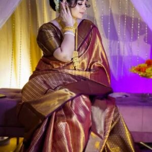 Benaroshi Katan Saree with Blouse Piece – Premium Silk